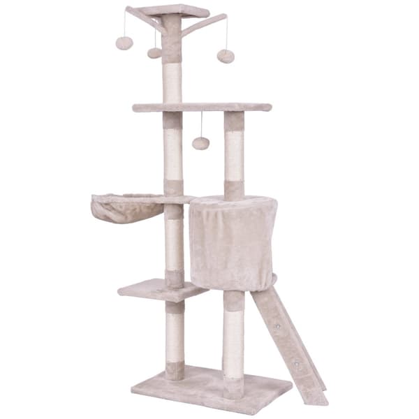 Kattelegetræ, 37x15x56 cm, Beige