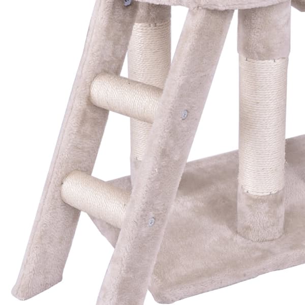 Kattelegetræ, 37x15x56 cm, Beige