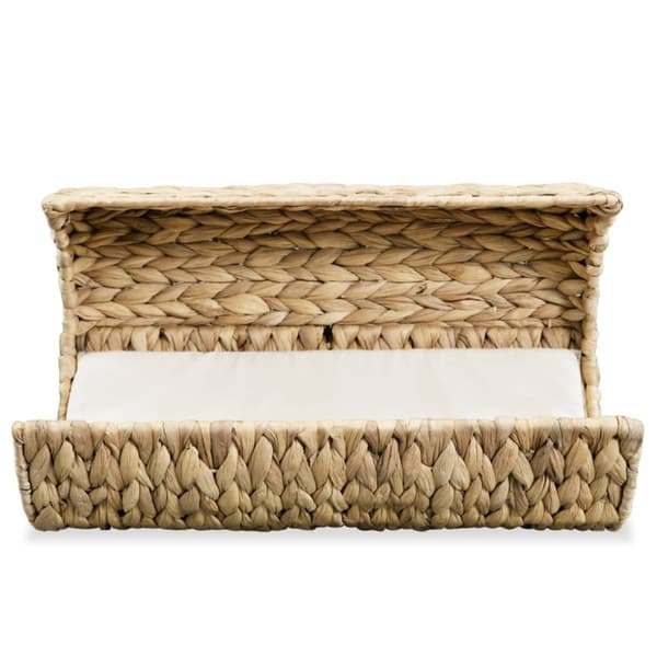 vidaXL Kattsäng med dyna vattenhyacint 35x18x18 cm