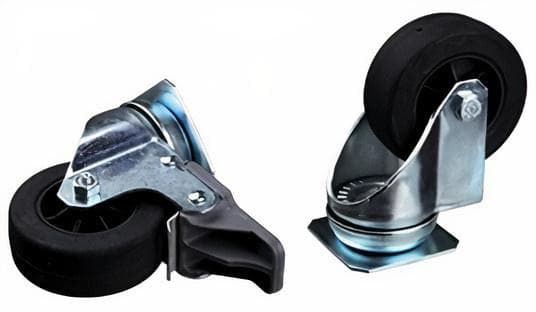 hjul för Skudo transportlåda 6 cm stål 4 st