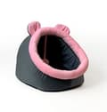 Miniatyrbillede 2 af 2: GO GIFT katteseng - grafit-pink - 40x45x34 cm