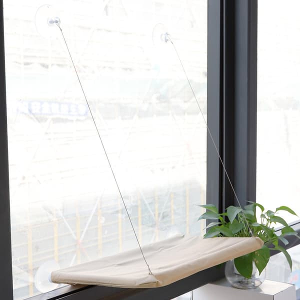 STOR FÖNSTERBÄDD FÖR KATTHÄNGTA FÖNSTERBÄDD UPP TILL 20 kg 55x35 cm