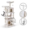 Miniatyrbild 2 av 2: Katttorn, Rymligt Multinivådesign, Hållbara Klöspelare,Beige