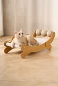 Miniatyrbild 3 av 6: Lollanda Kattsoffa med Klösbräda och Kylfunktion, Pet Sofa, Kattsäng, Halkfri & Lätt att Rengöra  - Perfekt för Sommarens Värme
