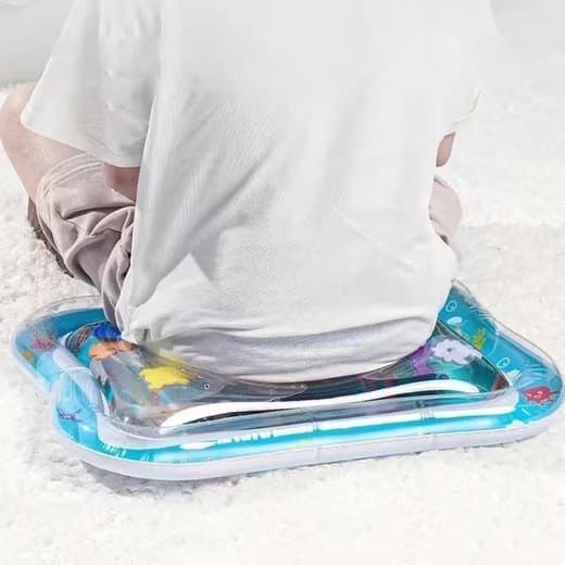 Lollanda Vattenspelmatta för Husdjur, Kattvattenmatta – Sensorisk Matta 70x50 cm, Svalkande, Inflaterbar, Kan fyllas med vatten