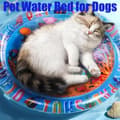 Miniatyrbild 3 av 6: Lollanda Vattenspelmatta för Husdjur, Kattvattenbädd, kylmatta för katt och små hundar–Inflaterbar, Kan fyllas med vatten