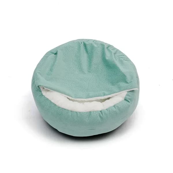 Pet Bed, Blødt Plys Materiale, Behageligt Design,70cm, grøn