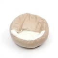 Miniatyrbillede 2 af 2: Pet Bed, Blødt Plys Materiale, Behageligt Design,beige, 60cm