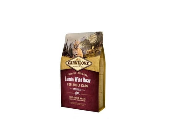 Carnilove 6kg KOT STERILISED LAMB WILD
