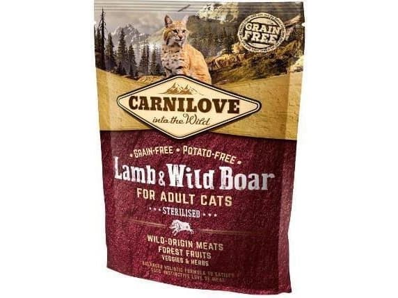 Carnilove 400g KOT STERILISED LAMB WILD