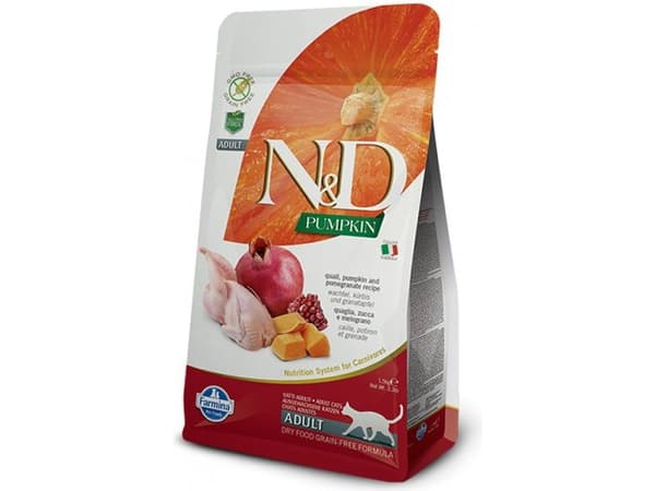 Farmina Pet Foods N&amp;d Katt 300 g Pumpa Vaktel