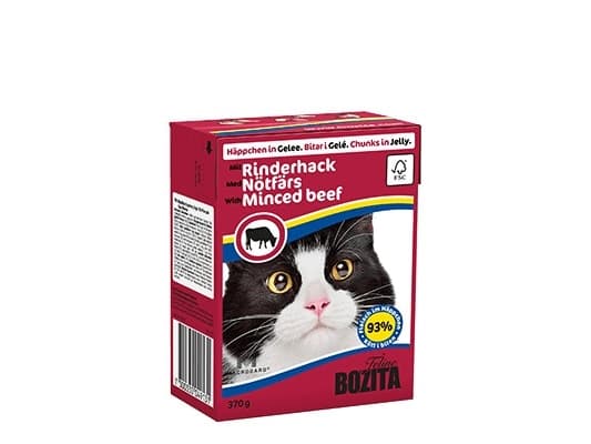 Bozita 4913, Voksen, Alle hunderaser, Storfekjøtt, Kylling, 370 g, Kornfritt, Soya fri