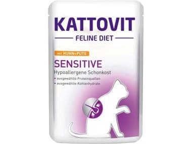 Kattovit KATTOVIT 85g påse SENSITIVE KURA+INDK känslig kattmat intolerans