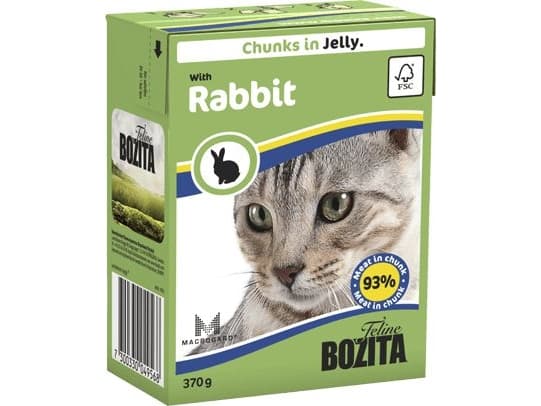 Bozita 4916, Voksen, Alle hunderaser, Kanin, 370 g, Kornfritt, Soya fri