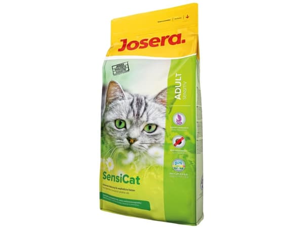 Josera SensiCat, Voksen, Alle hunderaser, Mais, Lever, Fjærfe, Ris, 10 kg, Fri for smakstilsetninger
