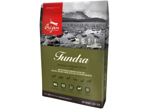 Orijen Tundra kissan kuivaruoka 340 g Aikuinen Ankka, Villisika