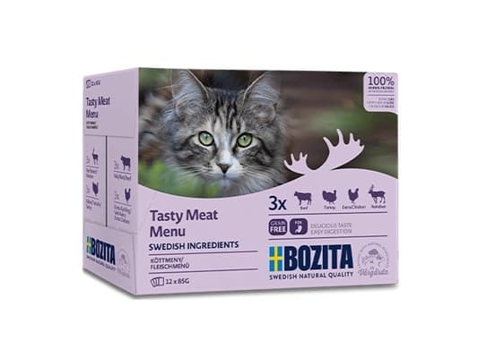 Bozita Bozita Cat Multibox z mięsem saszetki 12x85g