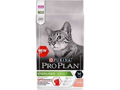 Purina Pro Plan Cat Sterilized Optisenses, Vuxen, Lax, 1,5 kg