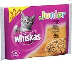 Junior whiskey in sauce 4x100g