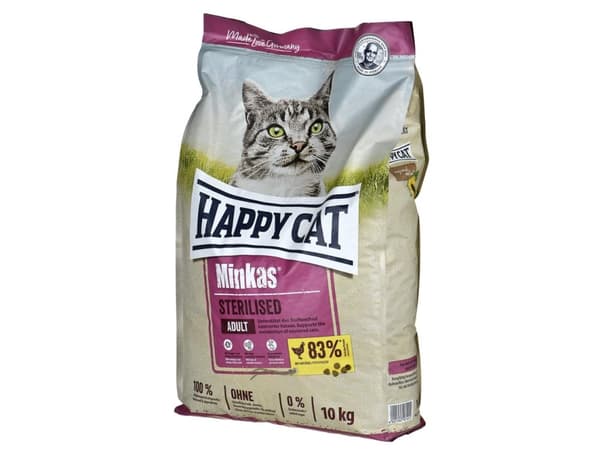 Happy Cat Minkas Sterilised, Voksen, 10 kg, Antioksidanter medfølger