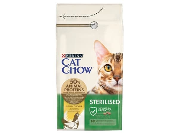 Purina CAT CHOW STERILISED, Voksen, Kylling, 1,5 kg
