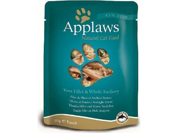 Applaws Tuna Fillet with Anchovy, Vuxen, Tonfisk, 70 g