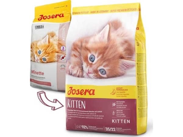 Josera Kitten, Kattunge, Alle hunderaser, Fjærfe, Ris, Laks, 2 kg