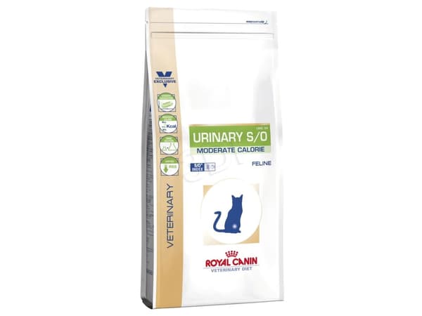 Royal Canin Urinary S/O Moderate Calorie, Adult (animal), Kaikille roduille, Siipikarja, Riisi, 7 kg, Antioksidantit sisältyvät