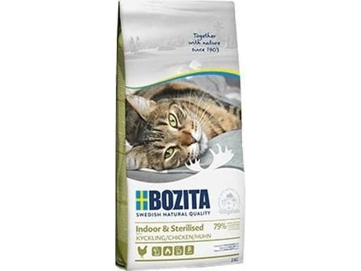 Bozita Indoor & Sterilised - Chicken, Aikuinen, Kana, 2 kg