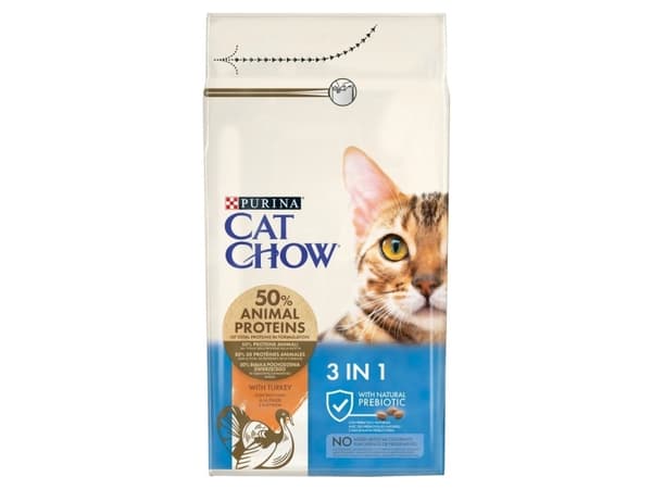 Purina CAT CHOW, Voksen, Kalkun, 1,5 kg