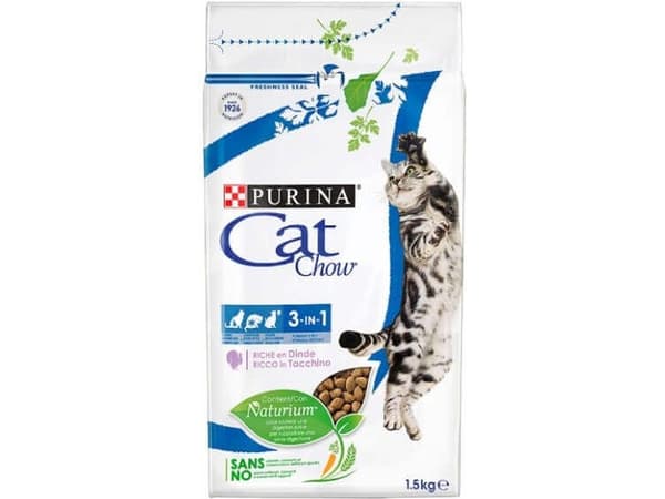 Purina CAT CHOW, Voksen, Kalkun, 1,5 kg