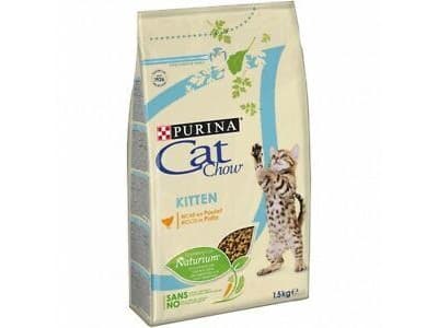 Purina Cat Chow Kitten, Kattunge, Kyckling, 1,5 kg, Vitamin B,Vitamin E, Allmän hälsa, 40%