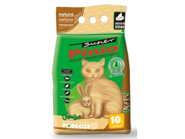 Żwirek dla kota Super Pinio naturlig 10 l