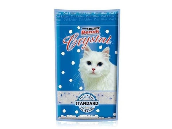 Certech Super Benek Crystal Standard Natural - Icke-klumpbildande kattsand 3,8 liter