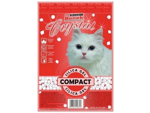 Certech Litter Super Crystal Compact Natural - Silikone kattegrus 13 kg