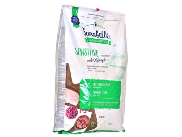 Sanabelle SENSITIVE, Aikuinen (eläin), Siipikarja, 10kg, Gluteeniton
