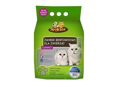 KRAKVET Compact Sea - Bentonite Clumping Cat Litter 10 l