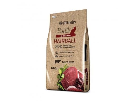 FITMIN Purity Hairball, Aikuinen, 10 kg, Antioksidantit sisältyvät