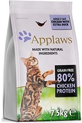 Applaws Adult Chicken & Duck grain-free cat food, 7.5 kg
