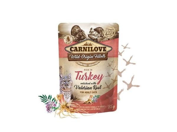 CARNILOVE CARNILOVE CAT p. 85g TURKEY & VALERIAN (1 pcs)