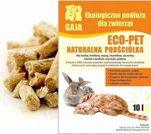Litter dla kota Gaja Eco-Pet luonnollinen 10 litraa