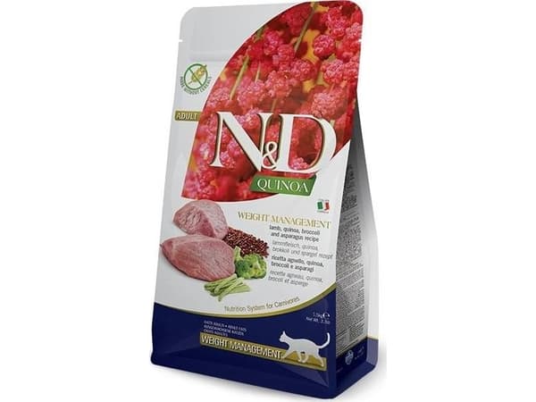 Farmina Pet Food N&D Quinoa, Voksen, Lam, 5 kg, Kornfritt, Fri for smakstilsetninger, Antioksidanter medfølger