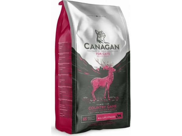 Canagan Country Game torrfoder för katter med anka och hjort 1,5 kg
