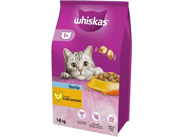 ?Whiskas 5900951259418, Voksen, Alle hunderaser, Kylling, 14 kg