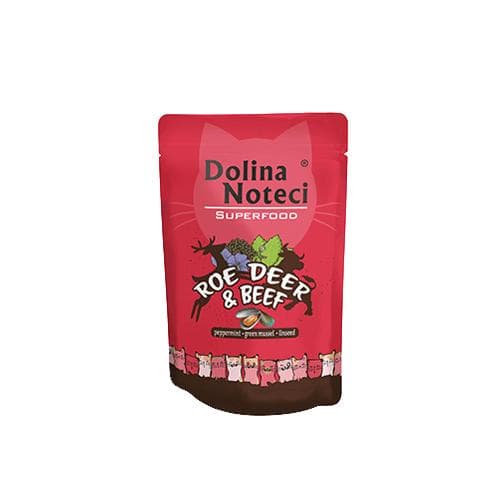 Dolina Note Superfood Sarna och nötköttspåse CAT 85G