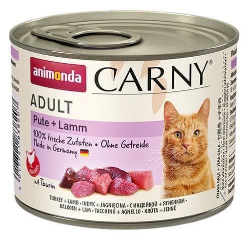 Animonda carny vuxen kan kalkon och lamm 200 g