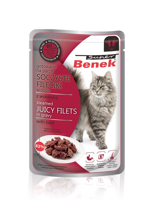 Super Benek filéer i en nötköttsås 85g