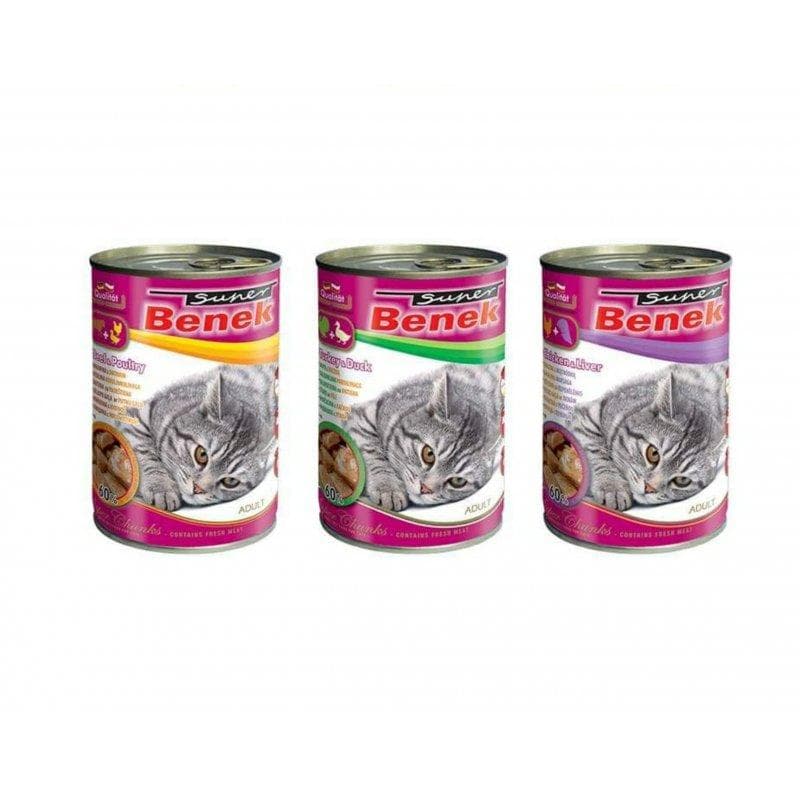 Super Benek Chunks kyckling med lever 415g