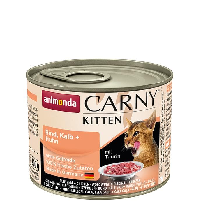 ANIMONDA Carny Kitten chicken can of beef veal 200 g
