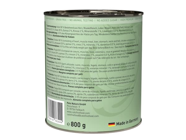 Catz Finefood N.15 Chicken and Pheasant can 800g
